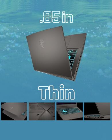 MSI Thin A15 Light Gaming Laptop, NVIDIA RTX 4060 8GB GDDR6, AMD Ryzen 9 8945HS(Beat i9-13900H), Office Pro Lifetime License, 15.6" 144 Hz IPS Display, Windows 11 Pro (16GB DDR5 | 1TBSSD) in Saudi Arabia