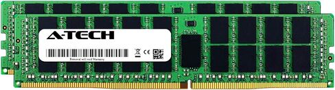 مجموعة A-Tech 64GB (2 × 32GB) لـ Dell Precision 7820-DDR4 PC4-21300 2666MHz ECC مسجلة RDIMM 2RX4-ذاكرة الخادم المكافئة لـ OEM SNPTN78YC/32G (AT316760SRV-X2R3) in Kuwait