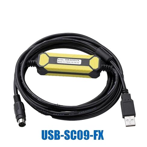 USB-SC09-FX for PLC Programming Cable Compatible FX-USB-AW Immunity FX2N/FX1N/FX0N/FX0S/FX1S/FX3U in Kuwait