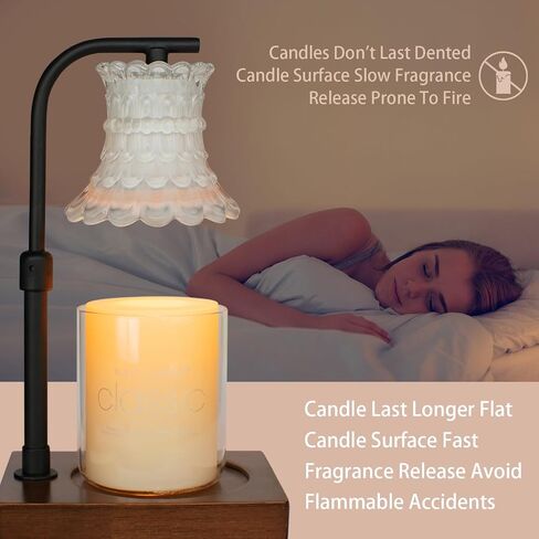 JAMZEL Candle Warmer Lamp Metal (Black-3) in Saudi Arabia