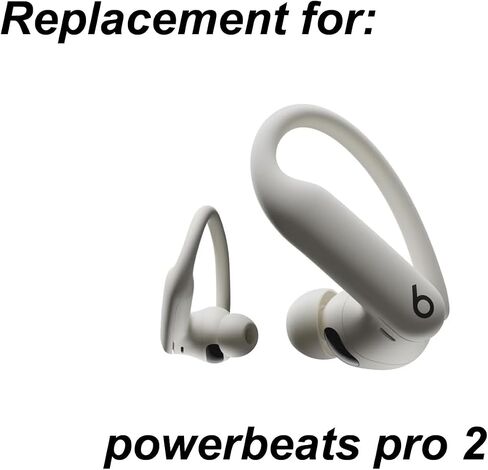 Replacement Eartips Silicone Buds Ear Tips Set for Powerbeats pro 2 Wireless Earbuds,10 Pairs (Jet Black) in Kuwait