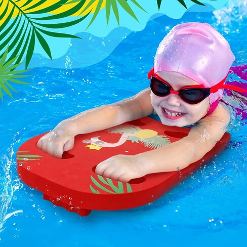 Swim Kickboard Cartoon Shark Swimming Training Kickboard for Kids Training Kickboard with Non Slip Edges and 6 Hole Handles Lightweight EVA Training Boards for Adult Pool Exercise Beach in Saudi Arabia