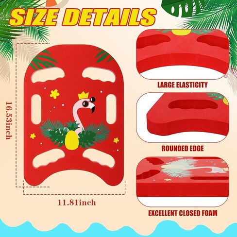 Swim Kickboard Cartoon Shark Swimming Training Kickboard for Kids Training Kickboard with Non Slip Edges and 6 Hole Handles Lightweight EVA Training Boards for Adult Pool Exercise Beach in Saudi Arabia
