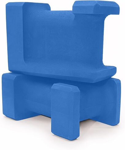 Lumia Wellnes Ergo Yoga Blocks, Relieve Wrist Pain, Improve Comfort and Grip, Contoured Design, Pilates Exercise Balance & Stretching in Saudi Arabia