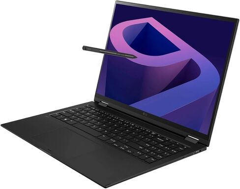 LG GRAM 16 2-in-1 2023 Laptop - 16" WQXGA Touch Intel Iris Xe Graphics - Intel Core i7-1360P 12 Cores - 32GB LPDDR5 4TB NVMe SSD - Backlit Keypad Thunderbolt 4 Wi-Fi 6E - Win11 TLG 32GB USB in Saudi Arabia