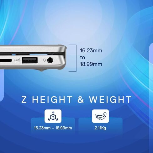 Dell Inspiron 7630 I7 16 "Business 2-in-1 Laptop ، FHD+ Touchscreen ، Intel Core I7-1360p ، 16GB DDR5 RAM ، 4TB PCIE SSD ، قارئ بطاقة SD ، Lacklit KB ، HDMI ، Wi-Fi 6 ، Win 11 Pro in Kuwait