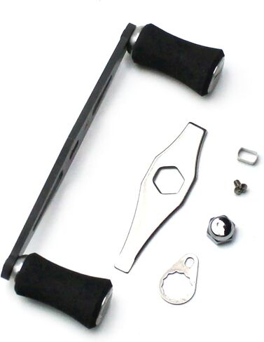 السيد Z 102mm بكرات صيد الأسماك مقبض قبضة ألياف الكربون الكربون بكرة بكرة Rocker Crank الملحق. in Kuwait
