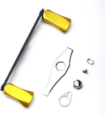 Mr. Z 102mm Power Fishing Reel Handle Grip Carbon Fiber Baitcasting Reel Rocker Crank Accessory. in Saudi Arabia