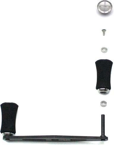 السيد Z 102mm بكرات صيد الأسماك مقبض قبضة ألياف الكربون الكربون بكرة بكرة Rocker Crank الملحق. in Kuwait