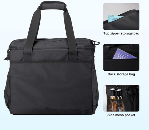 Soft Travel Coolers Bags Insulated Cooling 16hour for Camping Hiking Beach Travel Soft Sided Insulated Cooler Bag 24/48Cans for Women Men in Kuwait