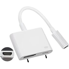 HDMI-Compatible to Adapter Projection Cable Sync Screen Connector for HDTV Display TV Monitors for VIP(No Power Supply)