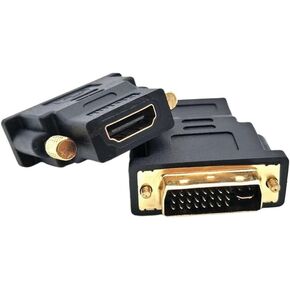 HDMI Public to DVI Female Adapter Computer Connected to TV M>oni>tor 24+1 High-Definition Video Host Conversion Cable