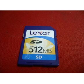 Lexar 512MB SD Card (SD512-23-260) (SD51232260)