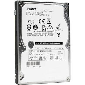 HGST Ultrastar C10K600 | HUC106030CSS600 | 0B24153 | 300GB 10K RPM SAS 6.0Gb/s 64MB Cache | 2.5" SFF | 512n | Enterprise Hard Disk Drive (Certified Refurbished)