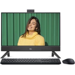 Dell Inspiron 5415 All in One Desktop - 23.8-inch FHD (1920x1080) Display, AMD Ryzen 3-7330U, 8GB DDR4 RAM, 512GB SSD, AMD Radeon Graphics, Windows 11 Home, Onsite Service - Black (Renewed)
