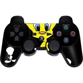 Skinit Decal Gaming Skin for PS3 Dual Shock Wireless Controller - Officially Licensed Warner Bros Tweety Bird Design