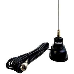Hustler IC11B CB Radio Antenna Trunk Mount W/ 41" Whip (Black)