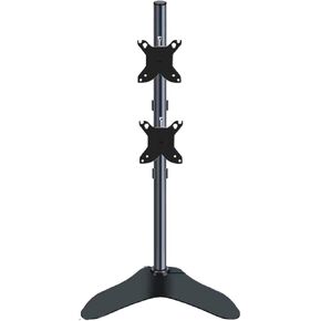 DL-HM102 Desktop Stand Full Motion 360 Degree Dual Monitor Holder 10"-24" LCD LED Monitor Mount Arm Loading 10kgs Big Base Stand