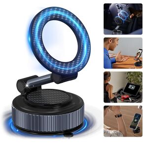 surundo Magnetic Phone Holder for Car - Upgraded 360° Vacuum Magnetic Phone Holder, Foldable Retractable Suction Cup Car Mount for Magsafe for Your Car/Gym/Mirror Mount for iPhone & Android