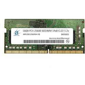 Adamanta 16GB (1x16GB) Compatible for HP Pavilion, EliteBook, EliteOne, Envy x360, Zbook, OMEN, Victus DDR4 3200MHz PC4-25600 SODIMM 1Rx8 CL22 1.2v Laptop Notebook Memory RAM Upgrade P/N: 6FR89AT