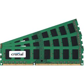 Crucial 12GB Kit (4GBx3) DDR3 1600 MT/s (PC3-12800) CL11 Non-ECC UDIMM Desktop Memory CT3KIT51264BA160B / CT3CP51264BA160B