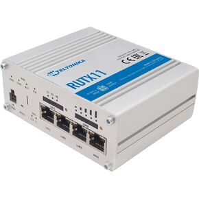 Teltonika RUTX11 Dual-SIM, 4 x Gigabit Ethernet Ports, Dual-Band AC WiFi, Bluetooth LE and USB LTE Router - RUTX11110400