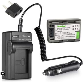 Kastar Battery (1-Pack) + Charger Kit Replacement for Sony NP-FP51, NP-FP50, NP-FP30, NP-FP70, NP-FP60, NP-FP71, TRV, TRV-U & Sony DCR-HC30 40 43E 65 85 94E 96 DCR-SR30 40E 50E 60E 70E 80E 100 Camera