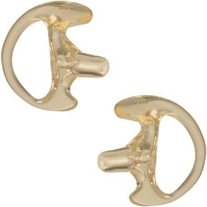 Sheepdog Microphones Semi-Custom Earmolds, Left and Right Medium Pair, Flesh/Pink Open Ear Inserts, Fits Acoustic Tube Surveillance Earpieces and Headsets