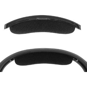 Geekria Velour Headband Pad Compatible with Astro A50 Gen 4 Headphones, Headphones Replacement Band, Headset Head Top Cushion Cover Repair Part (Black)