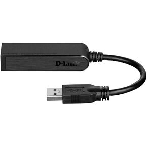 D-Link USB 3.0 to Gigabit Ethernet Adapter - USB to RJ45 for 10/100/1000 Network - Windows and Mac OS (DUB-1312)
