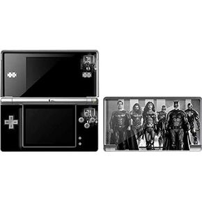Skinit Decal Gaming Skin Compatible with DS Lite - Officially Licensed Warner Bros Justice League Black and White Design