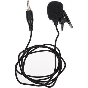 Lavalier Microphone for Camera Portable Clip Mic for Recording Vocals Threaded Lavalier Mic Lightweight and Play Convenience for Home and