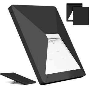 TNP for Starlink Mini Case Cover - Protective Silicone Case for Starlink Mini Satellite Dish - Shockproof Protector Full Cover with Anti-Reflection Sticker for Outdoor, Travel, Camping, Black