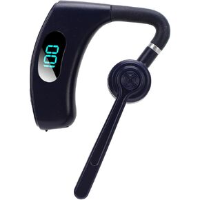 Wireless Headset with Microphone Ergonomic Design Stable Headlight Connection, 300 MAh Battery (White)