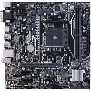 ASUS PRIME A320M-K AMD Ryzen AM4 DDR4 HDMI VGA M.2 USB 3.1 Micro-ATX Motherboard (Renewed)