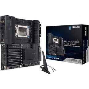 ASUS Pro WS WRX80E-SAGE SE Wi-Fi AMD Ryzen Threadripper PRO Extended-ATX Workstation Motherboard