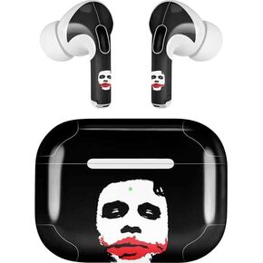 Skinit Decal Audio Skin Compatible with Apple AirPods Pro (2rd Gen, 2022) - Officially Licensed Warner Bros Smeared Joker Design