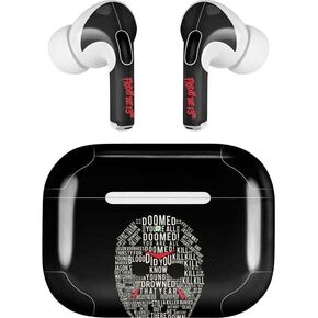 Skinit Decal Audio Skin Compatible with AirPods Pro 2nd Gen - Officially Licensed Warner Bros Friday The 13th Jason Voorhees Dripping Mask Design