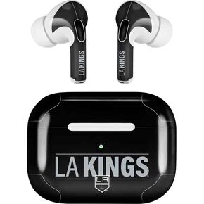 Skinit Decal Audio Skin Compatible with AirPods Pro 2nd Gen - Officially Licensed NHL Los Angeles Kings Distressed Design