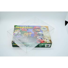 Loki Premium N64 Video Game Protector Plastic Cases Display Sleeves Boxes Protective Protection | 0.4mm Thick | 10 Pack