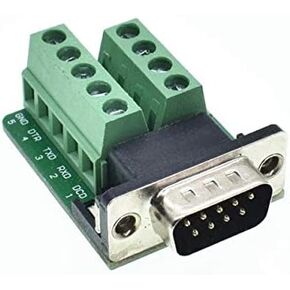 Davitu Electrical Equipments Supplies - D-SUB 9pin DB9 Male Female Adapter Signals Terminal Module RS232 Serial To Terminal DB9 Connectors - (Color: Female) in Saudi Arabia
