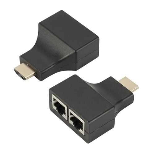 LCCKAA 1 زوج 1080P HDMI RJ45 CAT5E CAT6 UTP LAN Ethernet HDMI Extender Extender Extension to 30m for HDTV HDPC in Saudi Arabia
