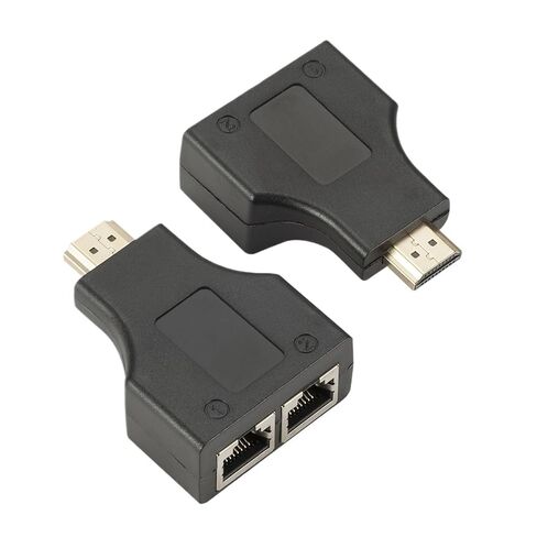 LCCKAA 1 زوج 1080P HDMI RJ45 CAT5E CAT6 UTP LAN Ethernet HDMI Extender Extender Extension to 30m for HDTV HDPC in Saudi Arabia