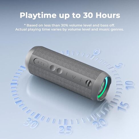 Rienok 2 Pack Portable Bluetooth Speaker 30W الاقتران المزدوج الاستريو اللاسلكي الحقيقي HD الصوت IPX7 مقاوم للماء في الهواء الطلق دش لاسلكي مكبر صوت Bluetooth in Saudi Arabia