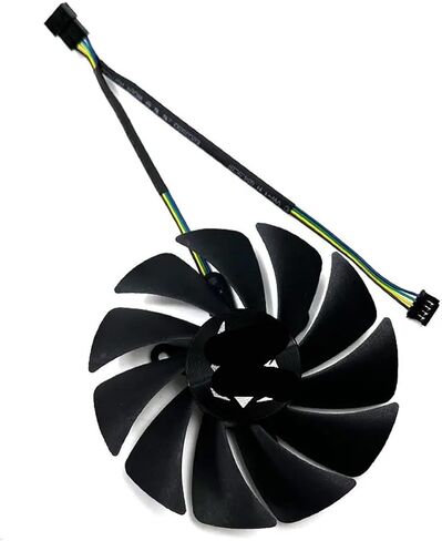 88 ملم/100 مم RTX 3060 أمبير مروحة تبريد بطاقة الرسومات البيضاء (FAN-C) in Saudi Arabia