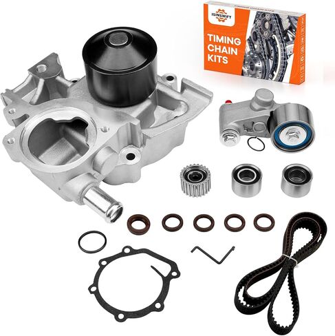 طقم حزام توقيت المحرك مع مضخة مياه متوافقة مع Honda Civic DX LX EX HX GX 1.7L L4 16V 2001-2005 استبدال # TCK312، TB312K1، 95312K1، GTK0312، TBK220 in Saudi Arabia
