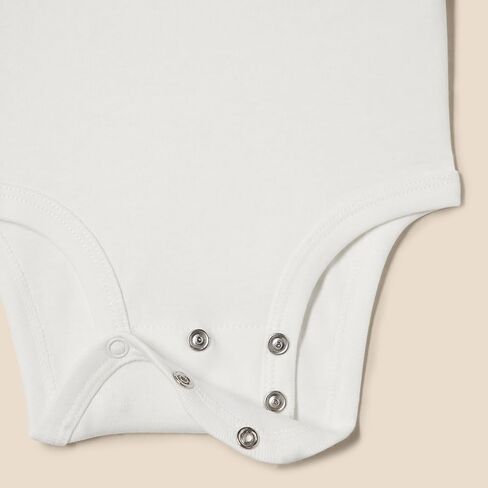 Amazon Essentials Unisex Babies' Long-Sleeve Bodysuits, Pack of 6, White/Grey Heather, 0-3 Months in Saudi Arabia