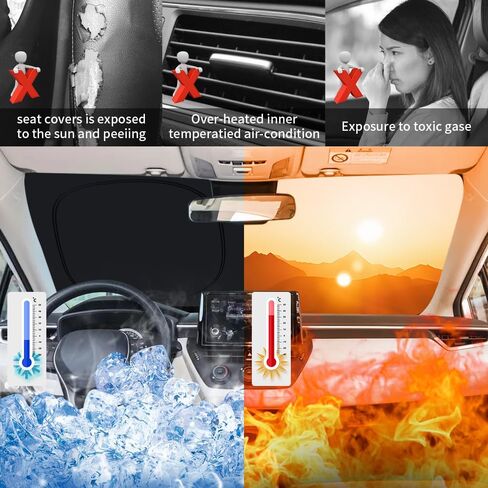 Car Sun Shade for Hyundai Kona 2018 2019 2020 2021 2022 2023 and Hyundai Kona Electric 2019-2023 Auto Interior Accessories Window Windshield Sunshade Insulation Protector Curtains Cover Visor in Saudi Arabia