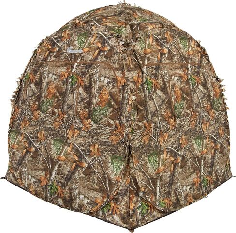Ameristep Doghouse Lightweight Durable Hunting Spring Steel Ground Blind with 8 Windows & Backpack Carrying Case - 2 Hunters Concealment - Easy Setup & Takedown - Canada Compliant in Saudi Arabia