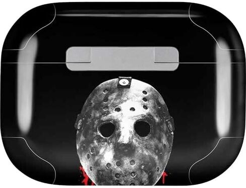 Skinit Decal Audio Skin Compatible with AirPods Pro 2nd Gen - Officially Licensed Warner Bros Friday The 13th Jason Voorhees Dripping Mask Design in Saudi Arabia